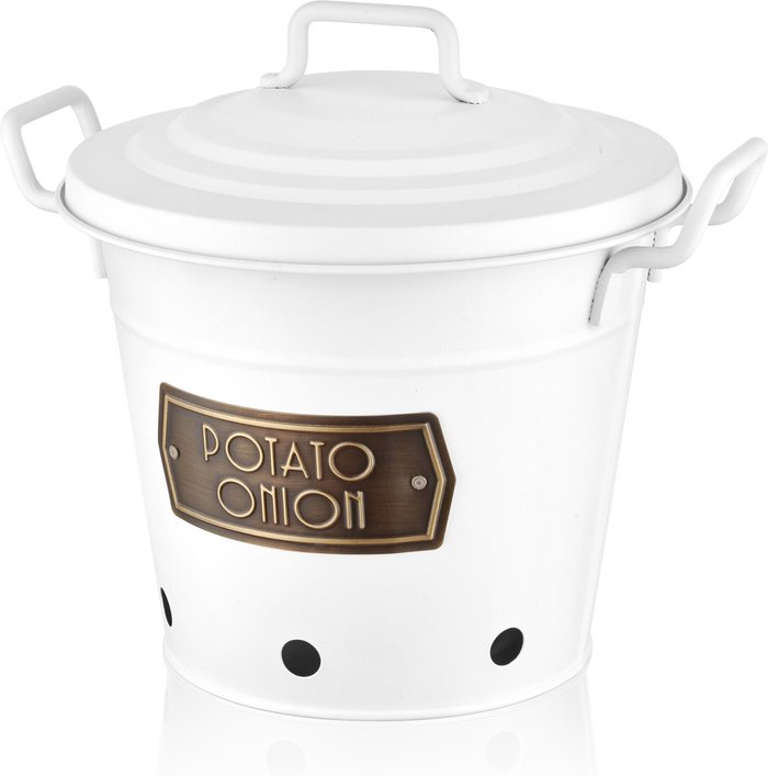 The Range | Rozi Potato And Onion Bin - White Rozi Potato And Onion Bin - White