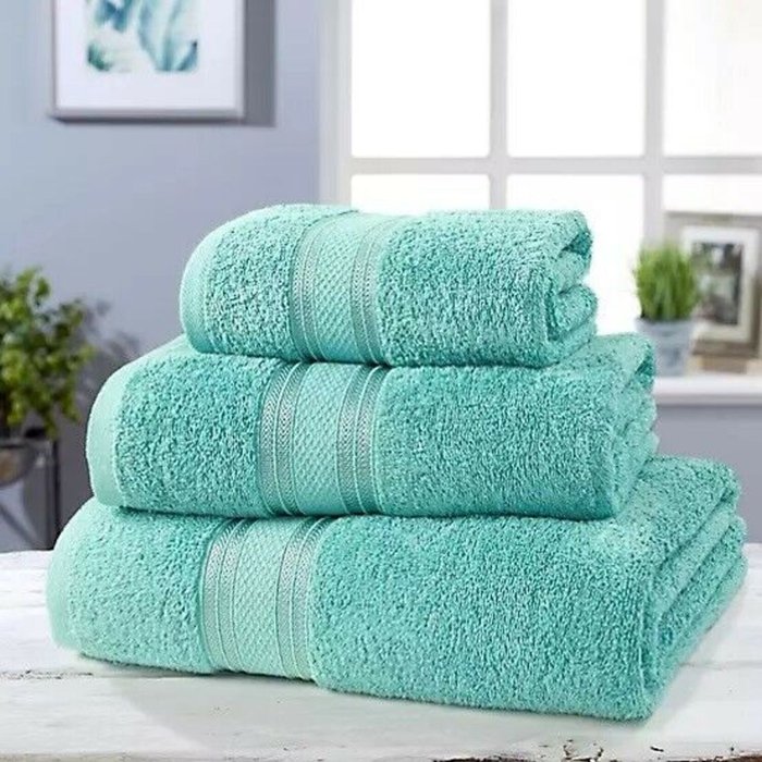 The Range | Vantona Luxury Cotton Towel 550 GSM Bath Sheet - Duck Egg Vantona Luxury Cotton Towel 550 GSM Bath Sheet - Duck Egg