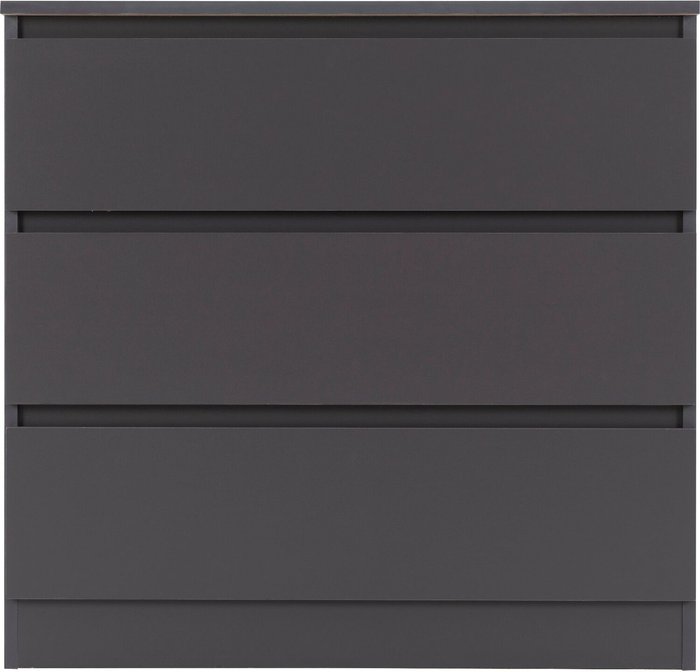 The Range | Seconique Malvern 3 Drawer Chest - Grey Seconique Malvern 3 Drawer Chest - Grey
