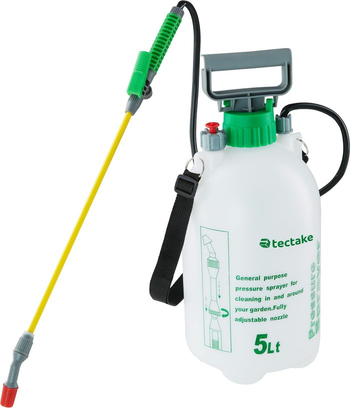The Range | TECTAKE Tectake Garden Sprayer 5L White TECTAKE Tectake Garden Sprayer 5L White