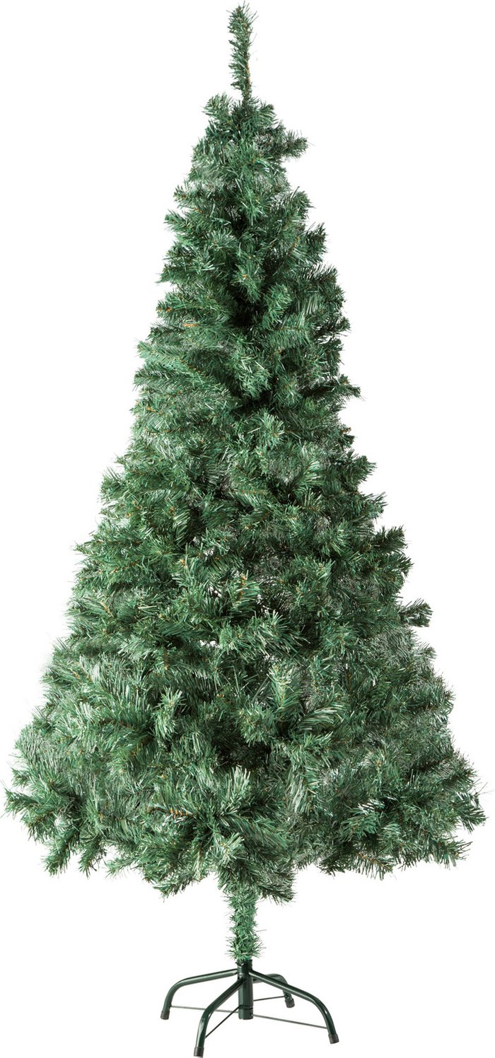 The Range | TECTAKE Lifelike Christmas Tree With Metal Stand - Green TECTAKE Lifelike Christmas Tree With Metal Stand - Green