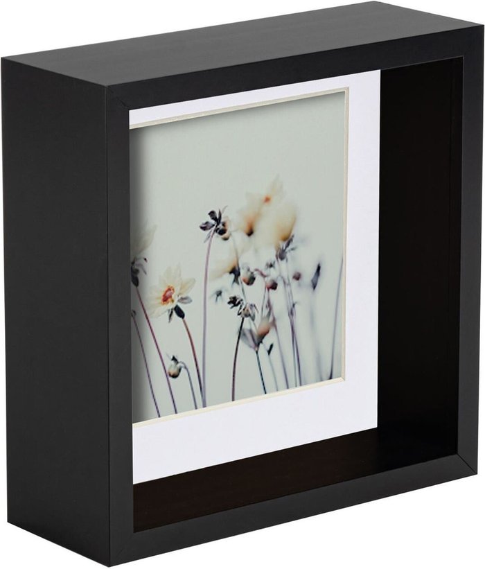 The Range | Nicola Spring 3D Deep Box Photo Frames - 6 x 6 Nicola Spring 3D Deep Box Photo Frames - 6 x 6