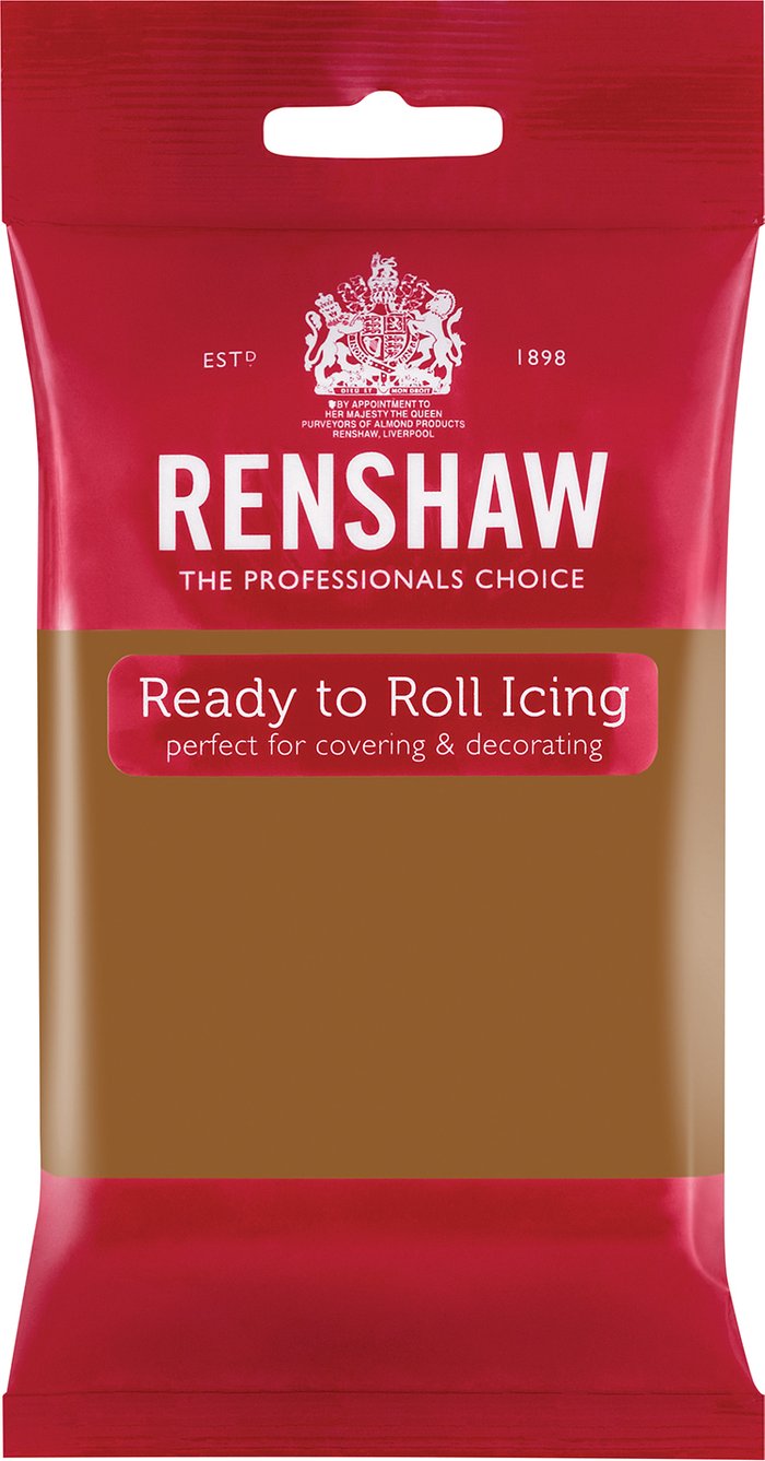 The Range | Renshaw Renshaw Fondant Icing Ready to Roll - Teddy Bear Brown Renshaw Renshaw Fondant Icing Ready to Roll - Teddy Bear Brown