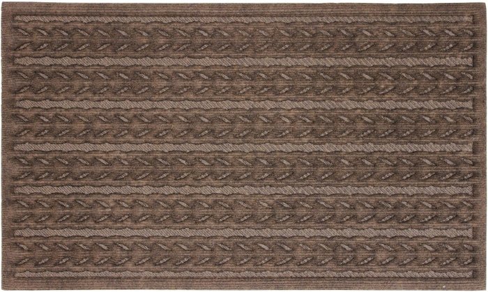 The Range | JVL JVL 45 x 75cm Braided Scraper Door Mat - Brown JVL JVL 45 x 75cm Braided Scraper Door Mat - Brown