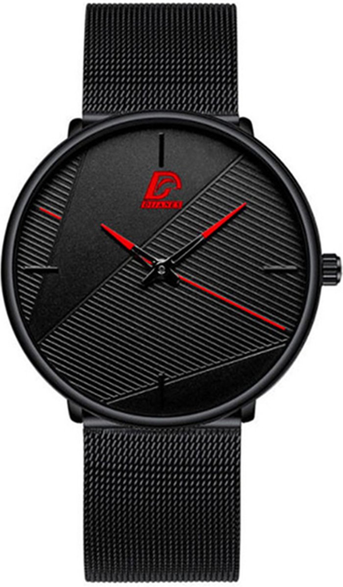 The Range | Men's Business Quartz Watch - Red Men's Business Quartz Watch - Red