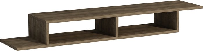 The Range | Destina Home Eldon Floating TV Stand with Shelves - Walnut Destina Home Eldon Floating TV Stand with Shelves - Walnut