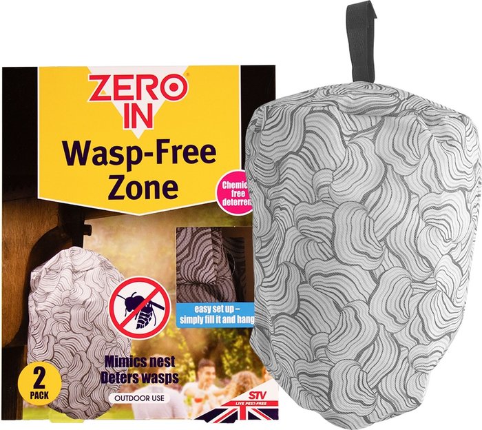The Range | Zero In Decoy Wasp Nest Deterrent Pack Of 2 - Grey Zero In Decoy Wasp Nest Deterrent Pack Of 2 - Grey