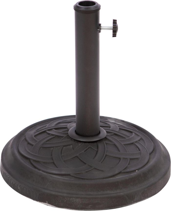 The Range | Samuel Alexander 12kg Black Parasol Base for Garden Patio Parasol - Black Samuel Alexander 12kg Black Parasol Base for Garden Patio Parasol - Black