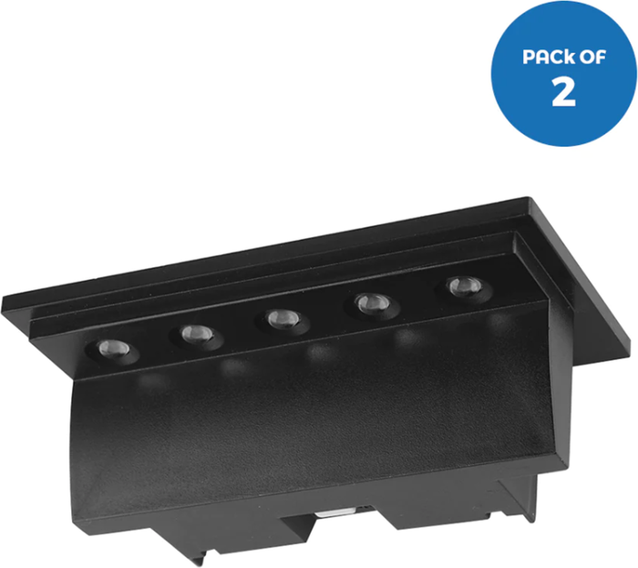 The Range | EnerJ Smart Solar Deck Fence Light 5 LED Solar Panel - Black EnerJ Smart Solar Deck Fence Light 5 LED Solar Panel - Black