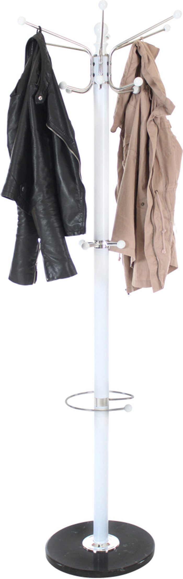The Range | TECTAKE Coat Stand - White TECTAKE Coat Stand - White