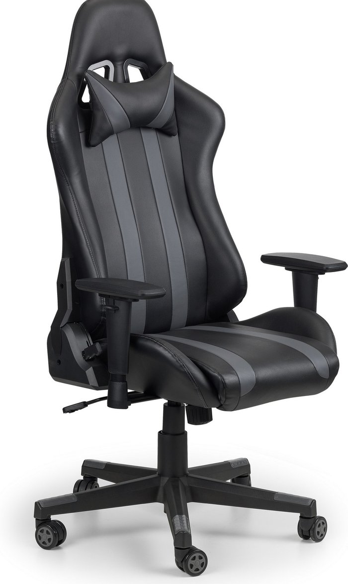 The Range | Julian Bowen Meteor Gaming Chair - Black & Grey Julian Bowen Meteor Gaming Chair - Black & Grey