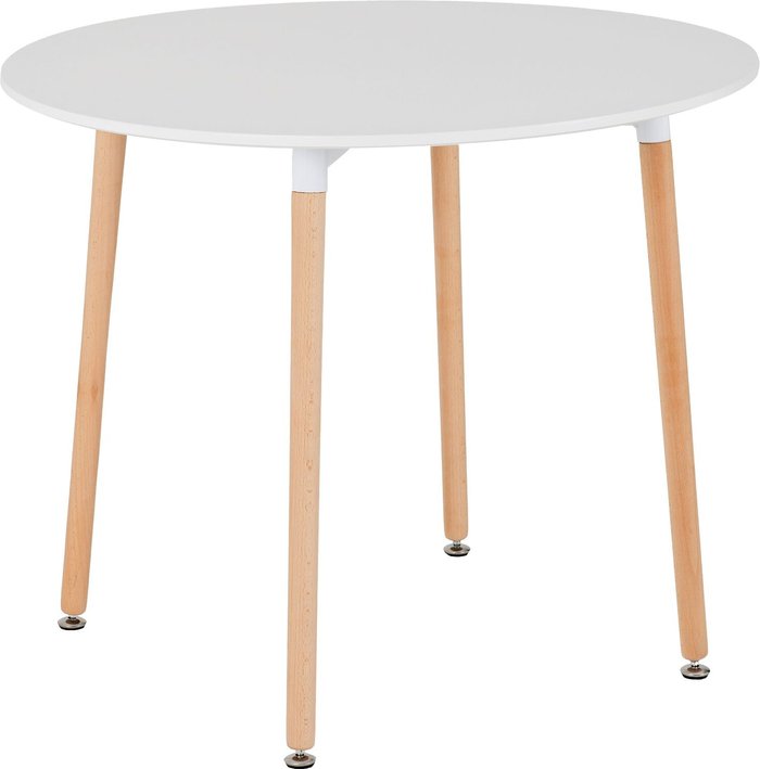 The Range | Seconique Lindon Dining Table - White, Oak Seconique Lindon Dining Table - White, Oak