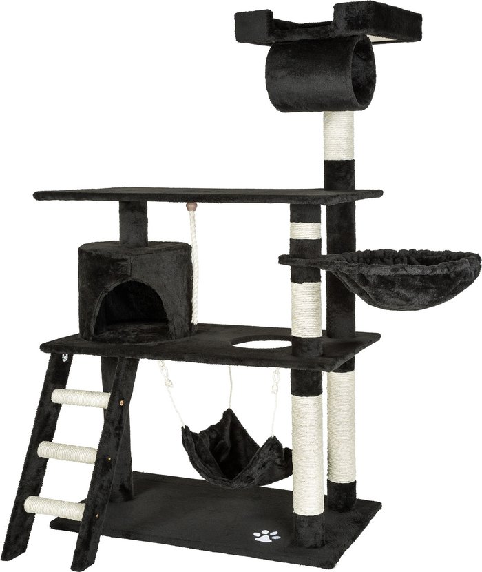The Range | TECTAKE Tectake Cat Tree Scratching Post Marcel - Black TECTAKE Tectake Cat Tree Scratching Post Marcel - Black
