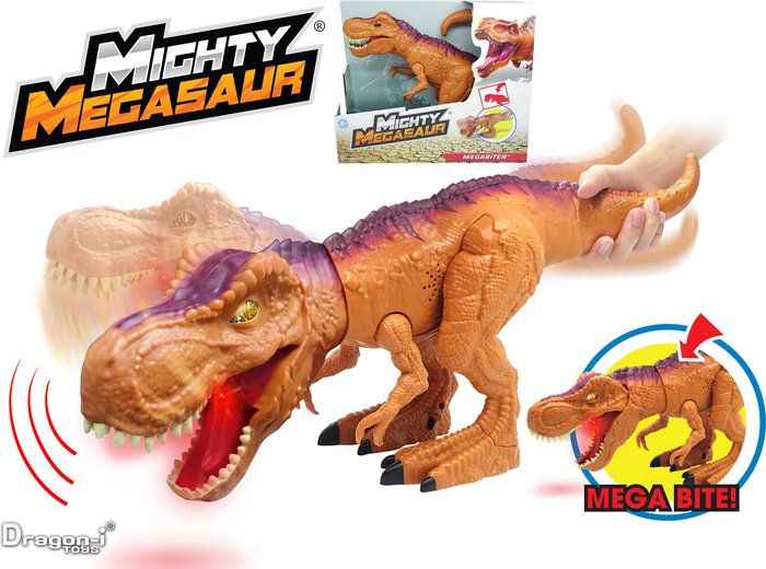 The Range | Mighty Megasaur Mighty Megasaur Megabiter - Orange Mighty Megasaur Mighty Megasaur Megabiter - Orange