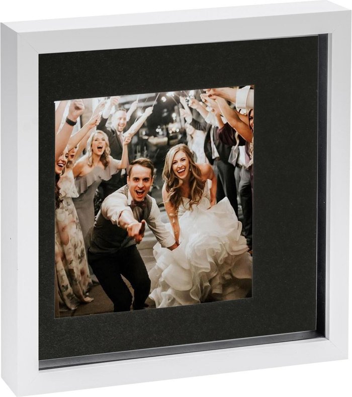 The Range | Nicola Spring 3D Box Photo Frame - 10 x 10 Nicola Spring 3D Box Photo Frame - 10 x 10