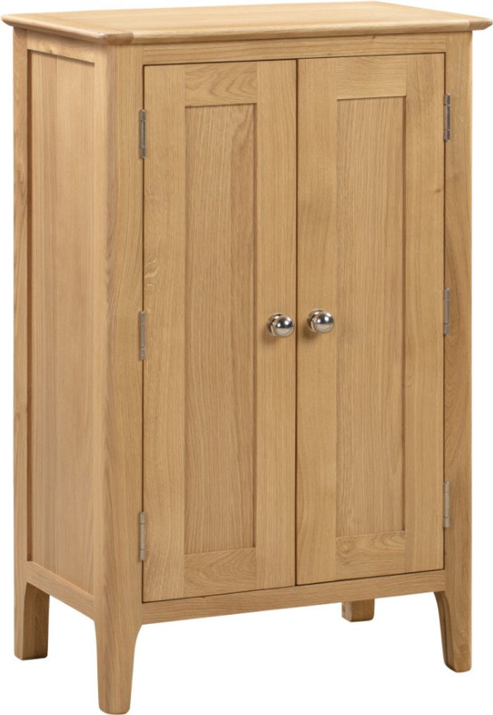 The Range | Julian Bowen Kingham Shoe Cabinet - Oak Julian Bowen Kingham Shoe Cabinet - Oak