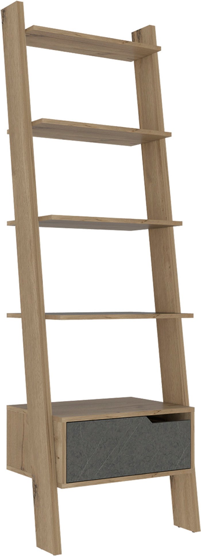 The Range | Core Products Manhattan Ladder Bookcase - Bleached pine and stone effect Core Products Manhattan Ladder Bookcase - Bleached pine and stone effect