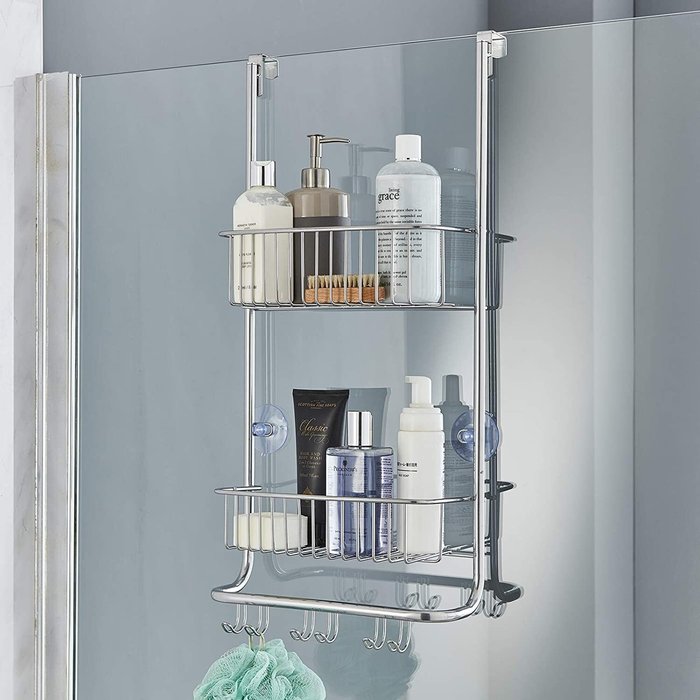 The Range | House Of Home Over Door Shower Caddy In Nano Coating - Grey House Of Home Over Door Shower Caddy In Nano Coating - Grey