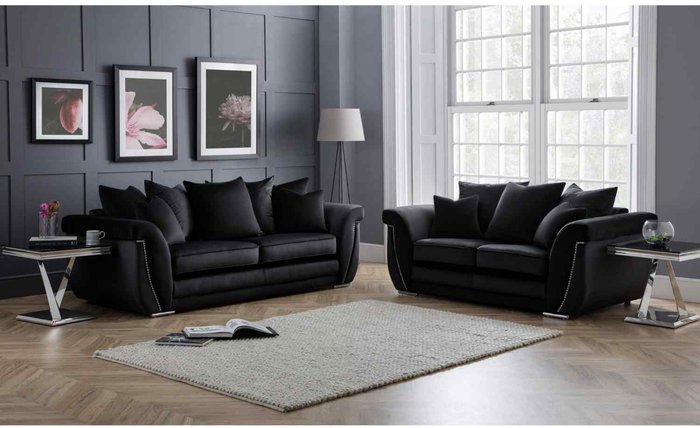 The Range | Simply Eleganza Luca 3 Plus 2 Seater Scatterback Sofa Set - Cosmic Simply Eleganza Luca 3 Plus 2 Seater Scatterback Sofa Set - Cosmic