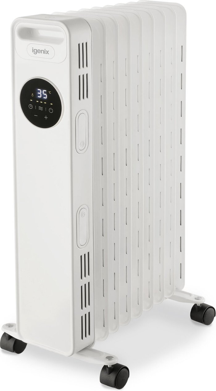 The Range | Igenix IGENIX IG2621 Portable Oil-Filled Radiator - White Igenix IGENIX IG2621 Portable Oil-Filled Radiator - White