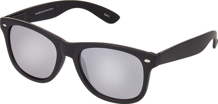 The Range | Ultra Adults Classic Retro Style Sunglasses UV400 Mens Womens - Black Ultra Adults Classic Retro Style Sunglasses UV400 Mens Womens - Black