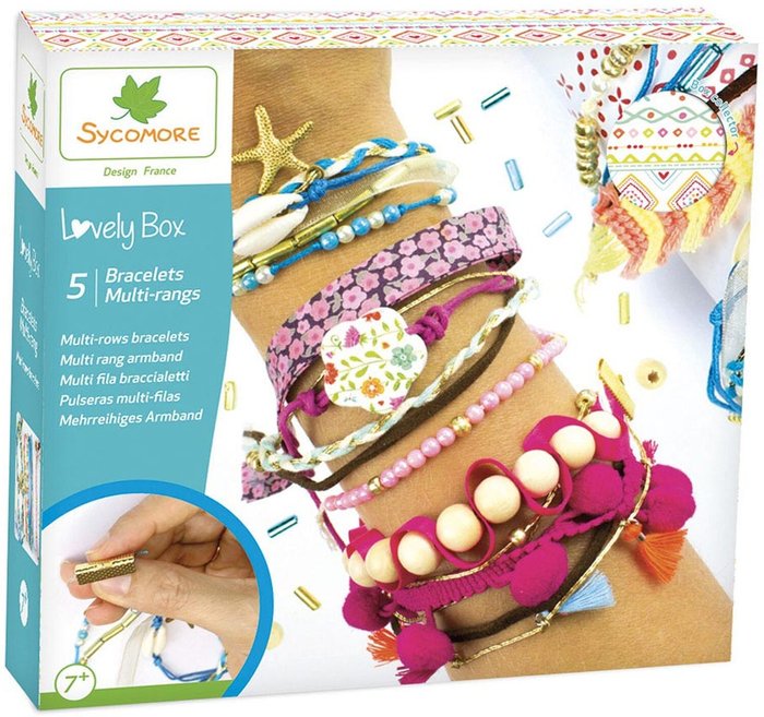 The Range | FAUJAS FAUJAS Sycomore Lovely Box Children's 5 Multi-row Bracelets - White FAUJAS FAUJAS Sycomore Lovely Box Children's 5 Multi-row Bracelets - White