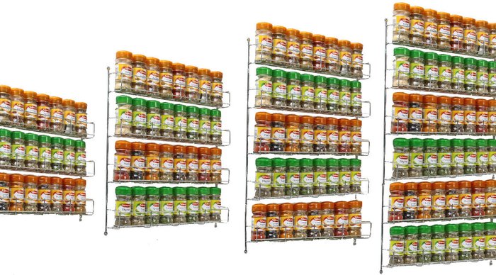 The Range | Neo Direct Neo Direct Neo 6 Tier Spice Rack For Kitchen Door Cupboard or Wall Neo Direct Neo Direct Neo 6 Tier Spice Rack For Kitchen Door Cupboard or Wall