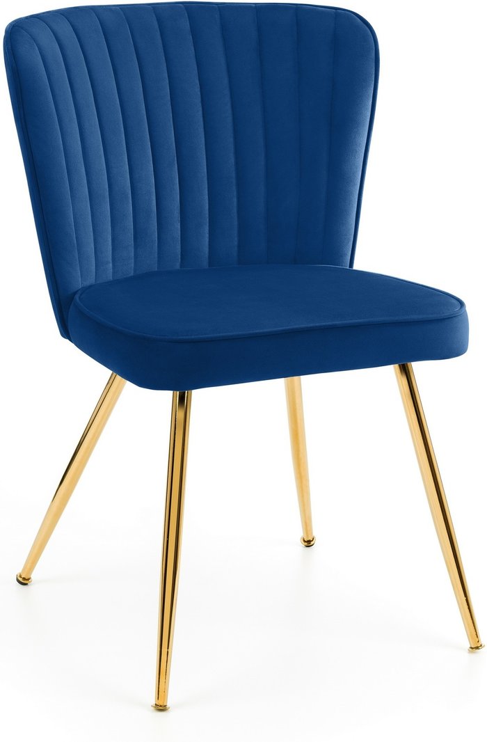 The Range | Julian Bowen Set Of 2 Cannes Dining Chairs - Blue - Blue Julian Bowen Set Of 2 Cannes Dining Chairs - Blue - Blue