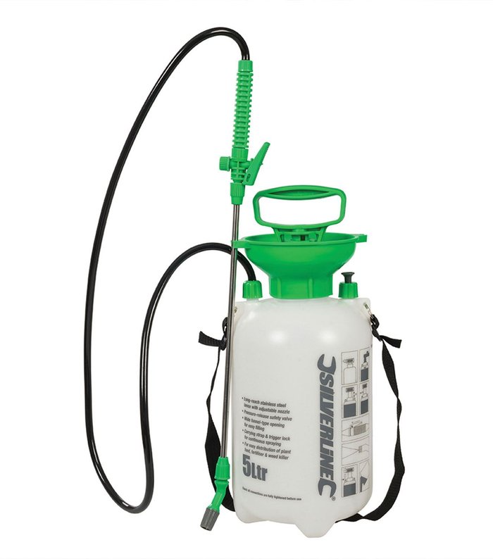 The Range | Silverline Silverline 5L Pressure Sprayer & Pump For Lawns - White Silverline Silverline 5L Pressure Sprayer & Pump For Lawns - White
