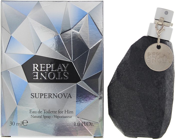 The Range | Replay Replay Stone Supernova For Him Eau de Toilette 30ml - Grey Replay Replay Stone Supernova For Him Eau de Toilette 30ml - Grey