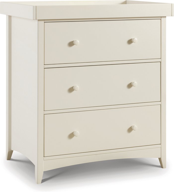 The Range | Julian Bowen Cameo Changing Station With Drawers - Stone White Julian Bowen Cameo Changing Station With Drawers - Stone White