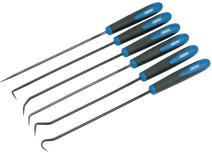 The Range | Draper Draper 6 Piece Long Reach Hook and Pick Set Draper Draper 6 Piece Long Reach Hook and Pick Set