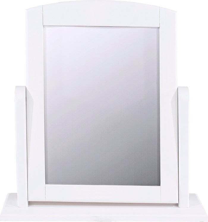 The Range | Core Products Stirling Single Mirror White Finish - White Core Products Stirling Single Mirror White Finish - White