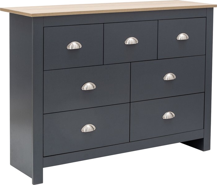 The Range | Lancaster Merchants Chest - Slate Blue Lancaster Merchants Chest - Slate Blue