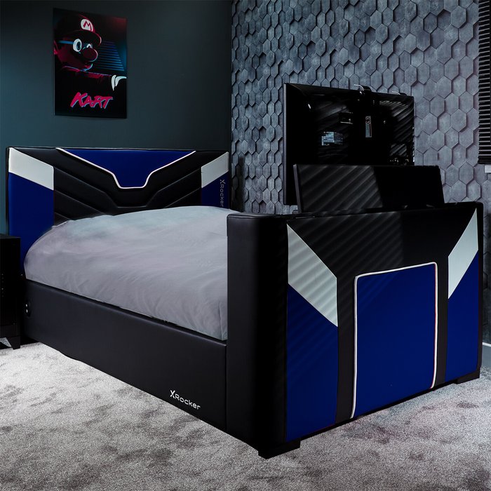 The Range | X Rocker X Rocker Cerberus Side-lift Ottoman Tv Gaming Bed - Double X Rocker X Rocker Cerberus Side-lift Ottoman Tv Gaming Bed - Double