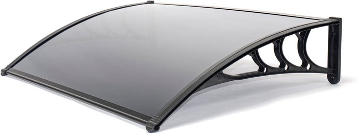 The Range | Greenhurst Greenhurst Tinted Door Canopy - Black / 1.2m Greenhurst Greenhurst Tinted Door Canopy - Black / 1.2m