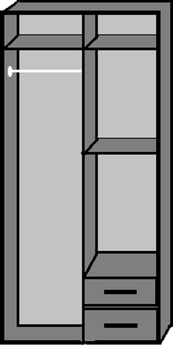 The Range | Tjs Osaka Oak 2 Door 2 Drawer Wardrobe - Oak Tjs Osaka Oak 2 Door 2 Drawer Wardrobe - Oak