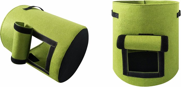 The Range | Vegetable Planting Bag with Side Window - Green Vegetable Planting Bag with Side Window - Green