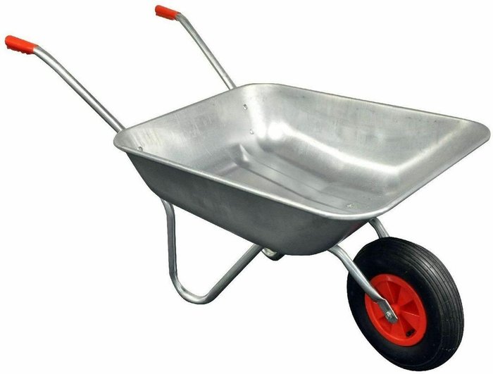 The Range | Gr8 Garden Heavy Duty 65 Litre Wheelbarrow - Silver Gr8 Garden Heavy Duty 65 Litre Wheelbarrow - Silver