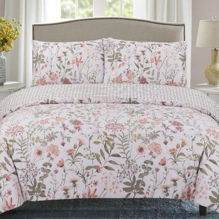 The Range | Vantona Classic Secret Garden Duvet Cover Set - Multi - White/Multi / Double Vantona Classic Secret Garden Duvet Cover Set - Multi - White/Multi / Double