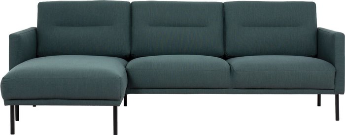The Range | Furniture To Go Larvik Chaiselongue Sofa - Dark Green / Left-hand Furniture To Go Larvik Chaiselongue Sofa - Dark Green / Left-hand