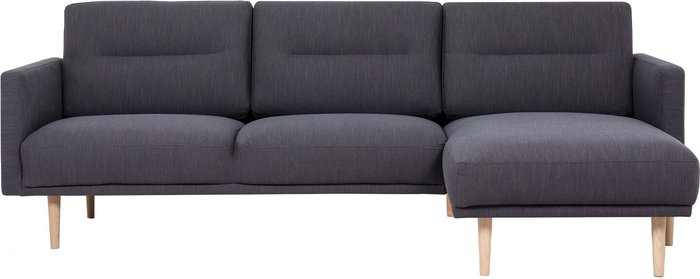The Range | Furniture To Go Larvik Chaiselongue Oak Leg Sofa - Anthracite / Right-hand Furniture To Go Larvik Chaiselongue Oak Leg Sofa - Anthracite / Right-hand