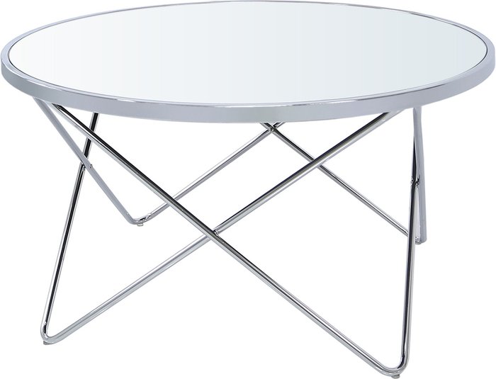 The Range | Vanity Living Coffee Table - Atom Chrome Metal Glass-Top Modern Coffee Table - Chrome Vanity Living Coffee Table - Atom Chrome Metal Glass-Top Modern Coffee Table - Chrome
