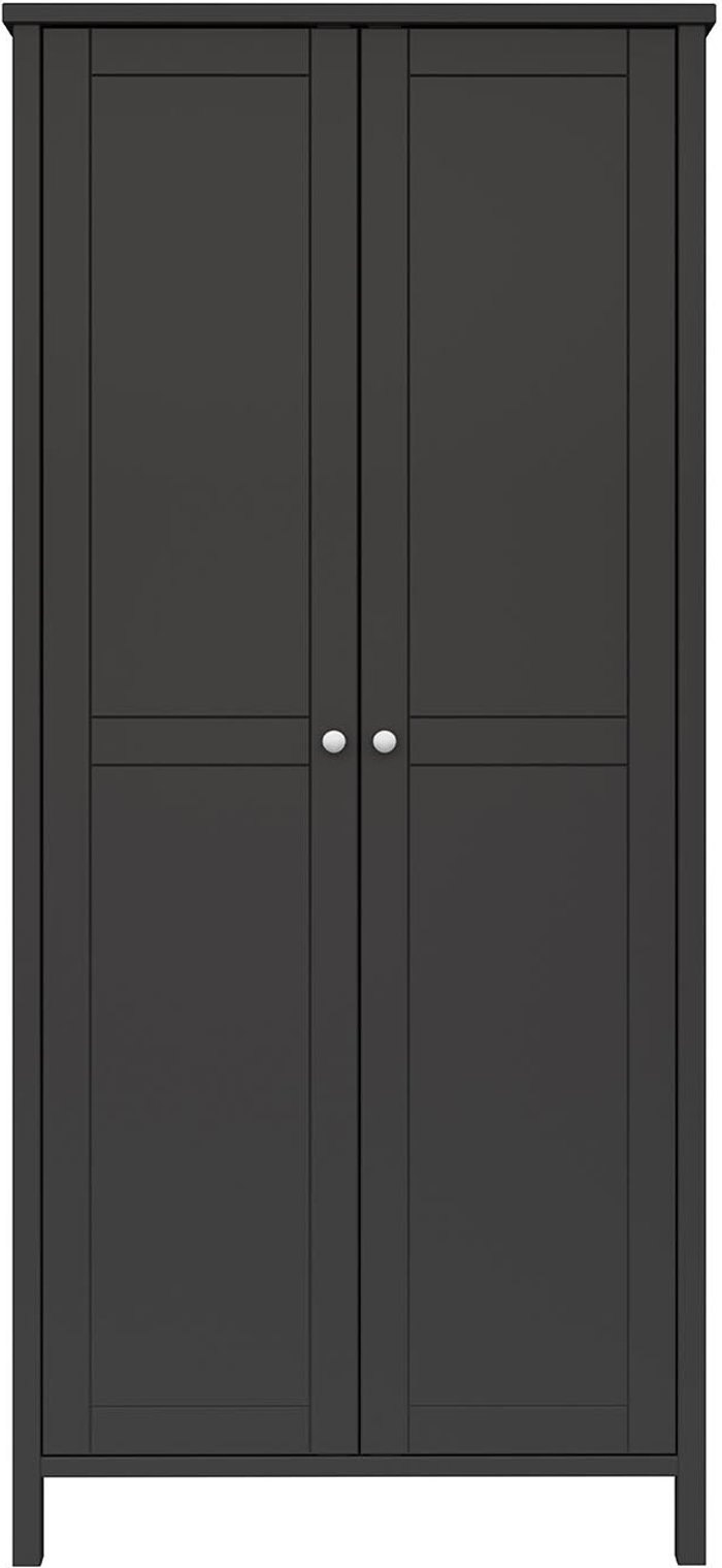 The Range | Furniture To Go Tromso 2-Door Wardrobe - Black Furniture To Go Tromso 2-Door Wardrobe - Black