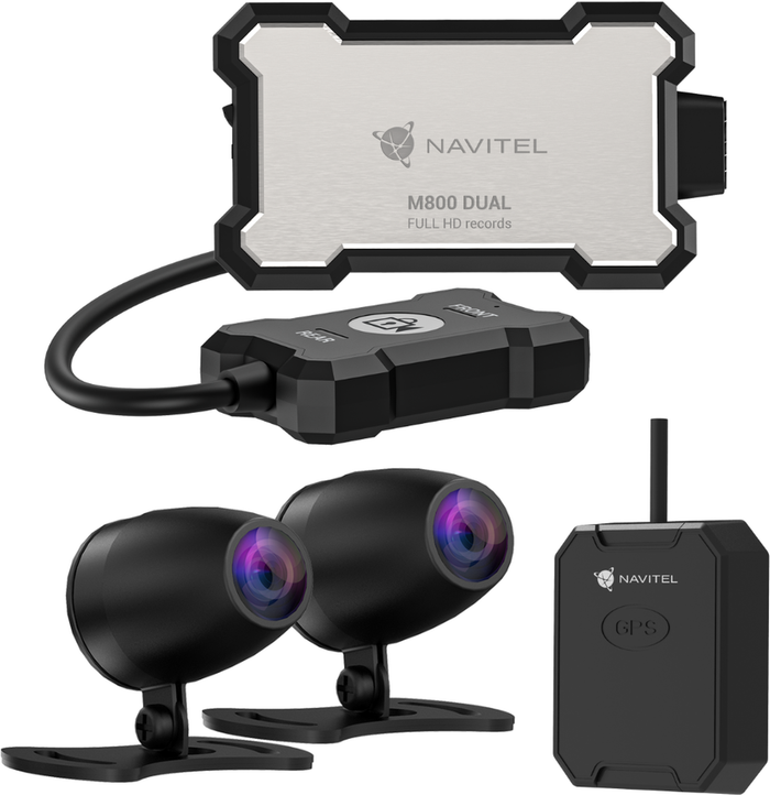The Range | Navitel Navitel M800 Dual Motorcycle Dash Cam Front & Rear With Gps Module And Wi-fi Navitel Navitel M800 Dual Motorcycle Dash Cam Front & Rear With Gps Module And Wi-fi