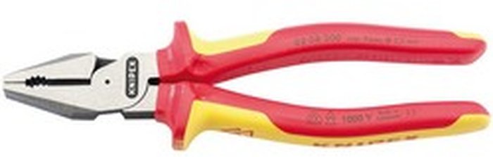 The Range | Knipex Knipex Insulated High Leverage Combination Plier 200mm Knipex Knipex Insulated High Leverage Combination Plier 200mm