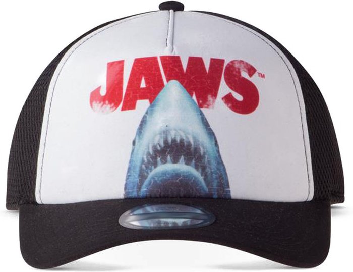 The Range | Universal UNIVERSAL Jaws Movie Poster Print Trucker Cap Universal UNIVERSAL Jaws Movie Poster Print Trucker Cap