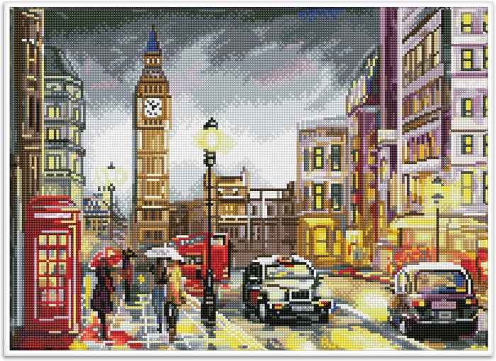 The Range | Diamond Dotz Diamond Dotz Squares - White / London Scene Diamond Dotz Diamond Dotz Squares - White / London Scene
