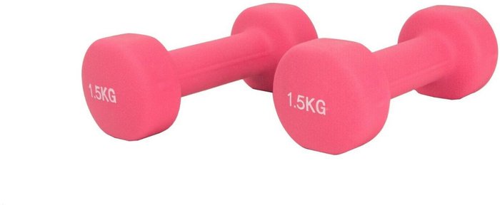 The Range | Neo Neo Pair of Neoprene Dumbbell Weights - Pink Neo Neo Pair of Neoprene Dumbbell Weights - Pink