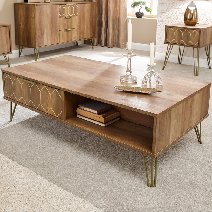 The Range | GFW Orleans Coffee Table Brown GFW Orleans Coffee Table Brown